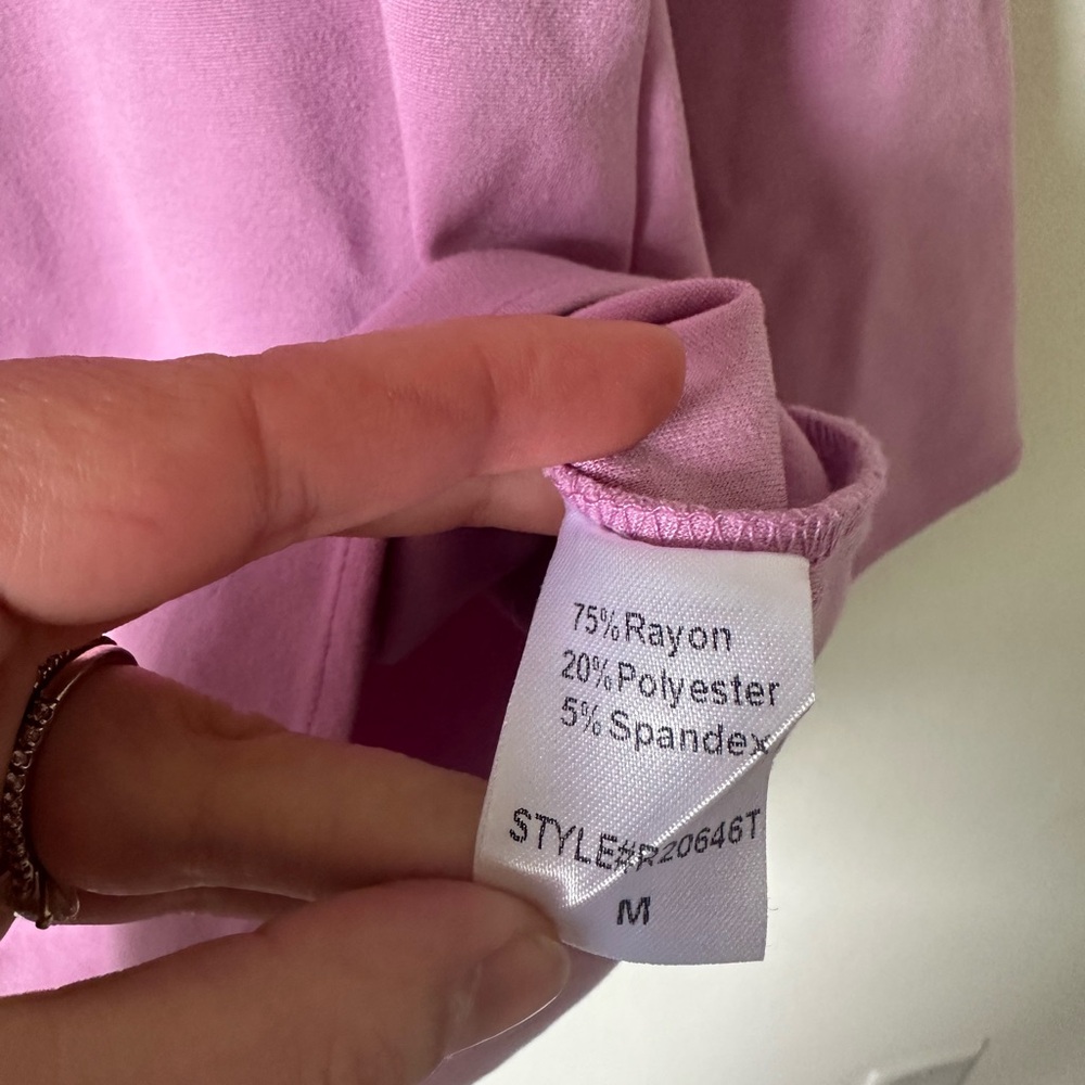 TUCKERNUCK Lilac Miranda Off the Shoulder Blouse Medium - Picture 7 of 7